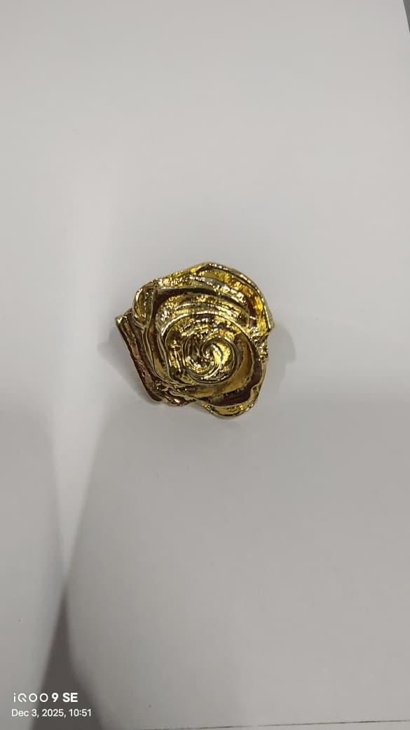 Golden Rose Jewelry Gift Set – Necklace, Earrings, Bracelet & Ring (4-Piece Combo)