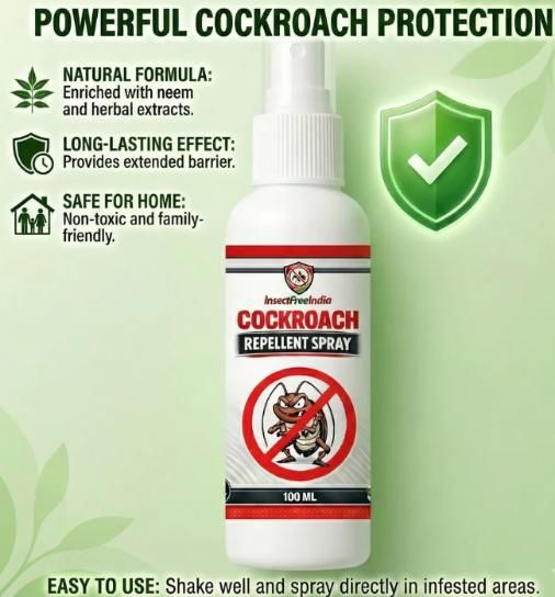 Cockroach Repellent Spray 100ml Each (Pack of 2)