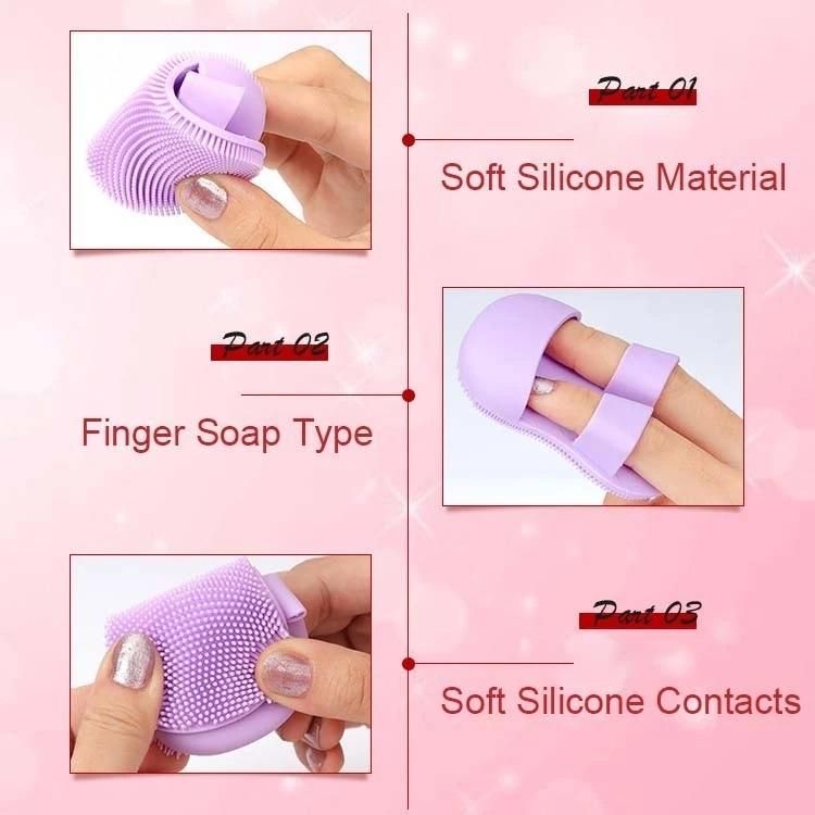 Soft Silicone Facial Cleansing Brush (Pack of 2) – Deep Clean & Gentle Glow Tool