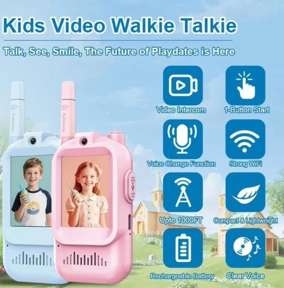 SmartCam Kids Video Walkie Talkies – Adventure Pack (Set of 2)