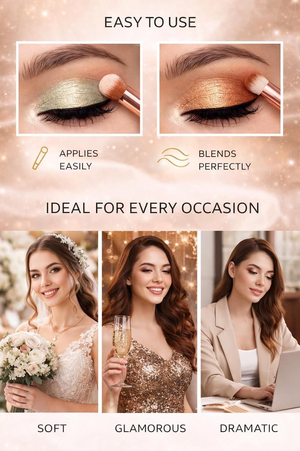 11-Shade Shimmer & Glitter Eyeshadow Palette