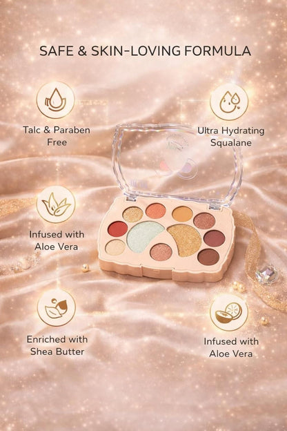 11-Shade Shimmer & Glitter Eyeshadow Palette