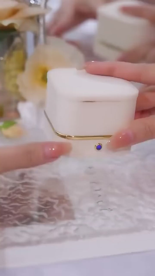 Luxury Oval Green Crystal Pendant Set – Gold Plated